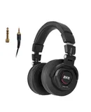 LyxPro HAS-30 Closed Back Over-Ear Pro Recording Headphones for Studio Monitoring - Detachable Cable