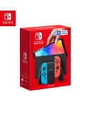 Nintendo Switch OLED game console Japanese version red and blue + Mario Kart 8 Deluxe Edition cartridge