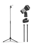 Pyle Tripod Microphone Stand, Height Adjustable