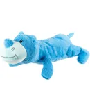 Giant Chuckles Plush Dog Toy Dog Squeaky Toys Durable Toy with Grunt Squeaker, XL, Rhino