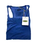 Bamboo Racer Tank - Reef Blue Heather by Cariloha for Women - 1 Pc Tank Top (L)