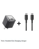 Anker mobile phone fast charging wall charger Apple 15 set black + 0.9m C-C fast charging cable