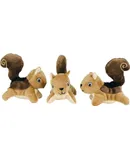 Hide and Seek Dog Toy, Stuffed Animal Tree House, Burrow Dog Toy, Hide and Seek Toy for Small Dogs (Replacement Animals, Squirrel)