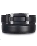 Mio Marino Men's Point Square Ratchet Belt-Black-Adjustable from 28