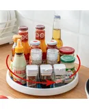 360 Rotating Seasoning Storage Rack Ecoco Seasoning Organizer Shelf Oil And non-slip Kitchen Accessories Kitchen Organizer
