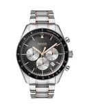 Reloj Hugo Boss Hombre | Coleccion Trophy | Modelo 1513634 | Caja Redonda | Ø 44mm Acero inoxidable | Cierre Desplegable | Movimiento Cuarzo | Dial Gris | Cristal Mineral | Correa Acero inoxidable Plateado | 50m / 5 ATM | Línea Lujo