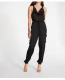 Steve Madden Valencia Jumpsuit In Black