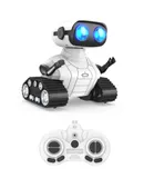 ALLCELE Robot Toys, Rechargeable RC Robots for Kids Boys,white