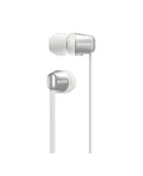 Sony Wireless in-Ear Headset/Headphones with Mic for Phone Call, White(WI-C310/B)