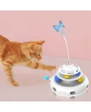 Potaroma Cat Toys 3-in-1 Automatic Interactive Kitten Toy,WHITE