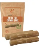 Chewing Root Made of Coffee Wood for Dogs, Chewing Stick Dog Toy Wooden Bone, Chewing Muscle Training, Natural Chewing Wood for Dogs (L Set of 3)