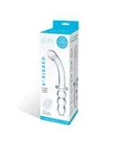 Glas 8in Ribbed G-Spot Glass Dildo