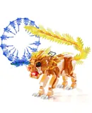 1190PCS Magic Lion Building Block Set Compatible with Lego Size,Creative Lion Animal Construction with Unique Whiskers