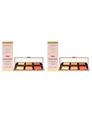 Zero Calorie Chocolate Highlighter Palette - 002 Caramel Chocolate by Pupa Milano for Women - 0.315 oz Highlighter - Pack of 2