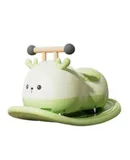 Children's scooter, balance car, rocking car, twisting car, suitable for children aged 1 to 3 years old, rocking horse and yo-yo car, two-in-one, mint green
