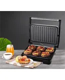 Steak maker, stainless steel non-stick double sided heated sandwich maker , indoor electric grill suitable for making breakfast kebabs, grilled sausages, burgers and panini breads