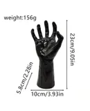 Halloween Decorations, Pack of 3 Wall Mounted Creepy Reaching Hands with Lighted Candles, Life-Sized Horror Hands for Gothic Wall Decorations, Scary Halloween Decorations Indoor-tuba player