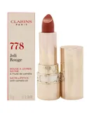 Joli Rouge Satin Lipstick - 778 Pecan Nude by Clarins for Women - 0.1 oz Lipstick