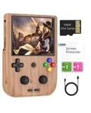 RG405V Retro Handheld Game Console , Unisoc Tiger T618 Android 12 System  , 128G TF Card 3172 Games 5500mAh Battery ,wood