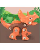 Dinosaur toy little boy children twist egg puzzle DIY assembling toy