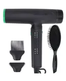 BaByliss Pro Nano Titanium Limited Edition Professional Nano Light Ionic Hair Dryer (Tomb45 Collection) + Conair Pro Ergo-Grip Detangler Brush for All Hair Types