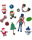 Studio Advent Calendar Plush Dog Toys, Have Yourself A Furry Little Christmas, 12 Piece Set, PetShop Collection (631019)