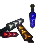 Motorcycle Electric Vehicle LED Fishbone Lights Running Turn Signal Lights Set of 4
