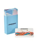 Indigo Authority Beaded Bracelet + Earring Set In Multi