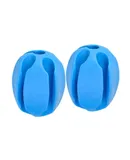 Fishing Rod Handle with Ball Rod Holder with Fixed Ball Clips Accessories Straps Holder Puller Protection Blue