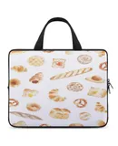 Bread Pattern Laptop Bag Women Man 10 12 13 15 17 Inch Office Notebook Travel Computer Handbag Waterproof Bag Notebook Cover