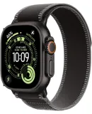 Apple Watch Ultra 3 GPS + Cellular 49mm Black Titanium Case with Black/Charcoal Trail Loop - S/M