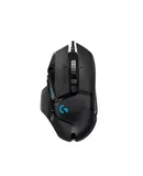 Logitech G502 Hero High Performance Wired Gaming Mouse, 25K Sensor, 25,600 DPI, RGB, Adjustable Weights, 11 Programmable Buttons, On-Board Memory, PC/Mac - Black