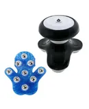 Pursonic Relaxation & Recovery Bundle: Palm-Shaped Massage Glove + Handheld Electric Sport Massager