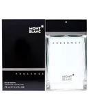 Mont Blanc Presence by Mont Blanc for Men - 2.5 oz Eau de Toilette