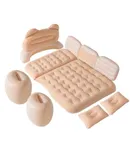 Car Travel Bed Air Mattress Sleeping Mat Inflatable Back Seat Bed Outdoor Cushion Camping Sofa Bed Accessories 130 x 80 cm Air Mattresses Car
