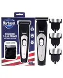 T-blade Trimmer by Barbasol for Men - 4 Pc Trimmer Tblade, 3 Guides