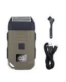 Men's razor, new USB rechargeable razor, compound double head LCD digital display beard razor