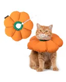 H HIDREAM / Cat Recovery Collars & Cones--Medium Orange pumpkin