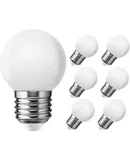 Smart light bulb, white warm white brightness light bulb, 5W-220V led plastic pc can be a pendant light (10 pcs)