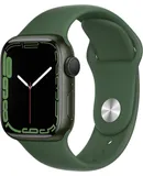 Apple Watch Series 7 (GPS, 41MM) - Green Aluminum Case with Clover Sport Band (Renewed)