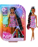 Barbie Totally Hair Butterfly-Themed 8.5 Inch Doll, Fantasy Hair & Color Change Accessories