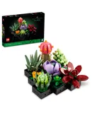 LEGO Icons Succulents Artificial Plant Set for Adults, Home Decor, Birthday, Creative Housewarming Gifts, Botanical Collection, Flower Bouquet Kit, 10309