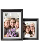 Dragon Touch Digital Picture Frame Wi-Fi 10" IPS Touch Screen, Classic 10, Brown