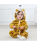 Unisex Baby Animal Costume Winter Autumn Hooded Romper Suitable for 100-110cm Height- New Tiger(120）