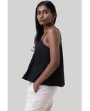 V-neck Lace Camisole in Black