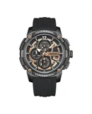 Mark Fairwhale watch quartz watch multifunctional watch simple sports waterproof high-end men's watch - black shell black face black tape