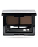 Pupa Milano Eyebrow Design Set - 003 Dark Brown for Women 0.039 oz Eyebrow Kit Double applicator, Angled Brush-Comb, Professional Tweezer