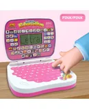 Laptop toys children's language point reading early learning machine multifunctional bilingual learning machine Best gift for children-pink