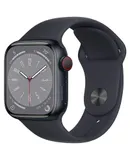 Apple Watch Series 8 (GPS + Cellular, 41mm) - Midnight Aluminum Case with Midnight Sport Band (Renewed)