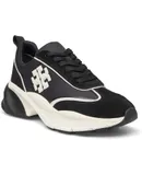 Tory Burch Women's Good Luck Trainer, Perfect Black/New Ivory